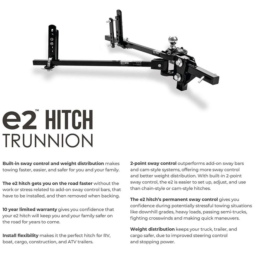 E2 10K WD Hitch TN, 2 PT Sway